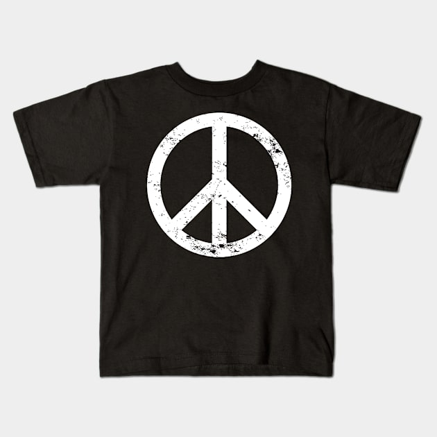 Peace Sign Kids T-Shirt by Jhonson30